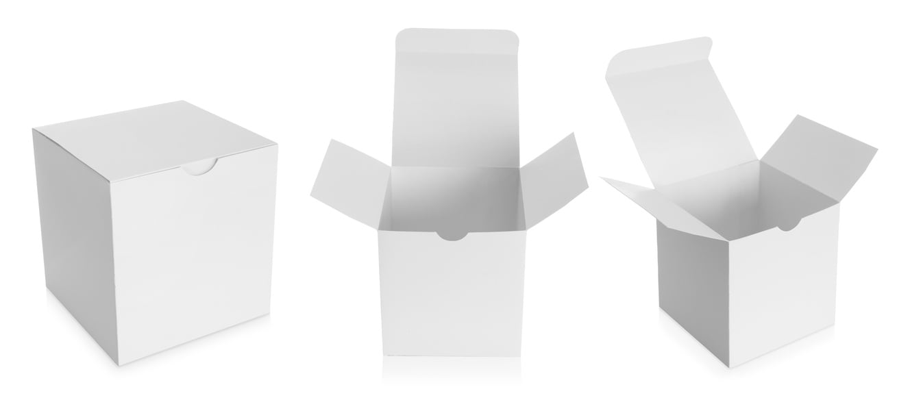 white Package Box for products